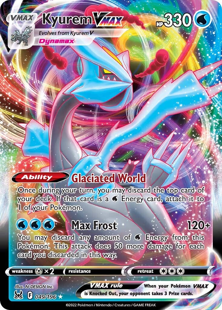 Kyurem VMAX (049/196) [Sword & Shield: Lost Origin] | Infinity Cards & Collectibles
