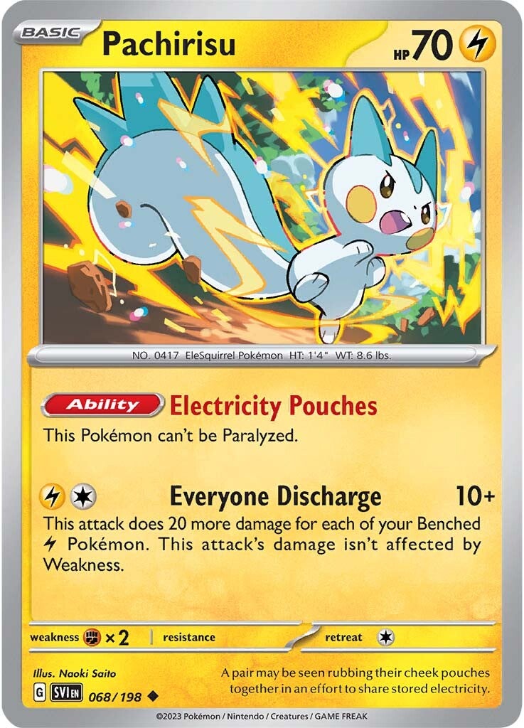 Pachirisu (068/198) [Scarlet & Violet: Base Set] | Infinity Cards & Collectibles