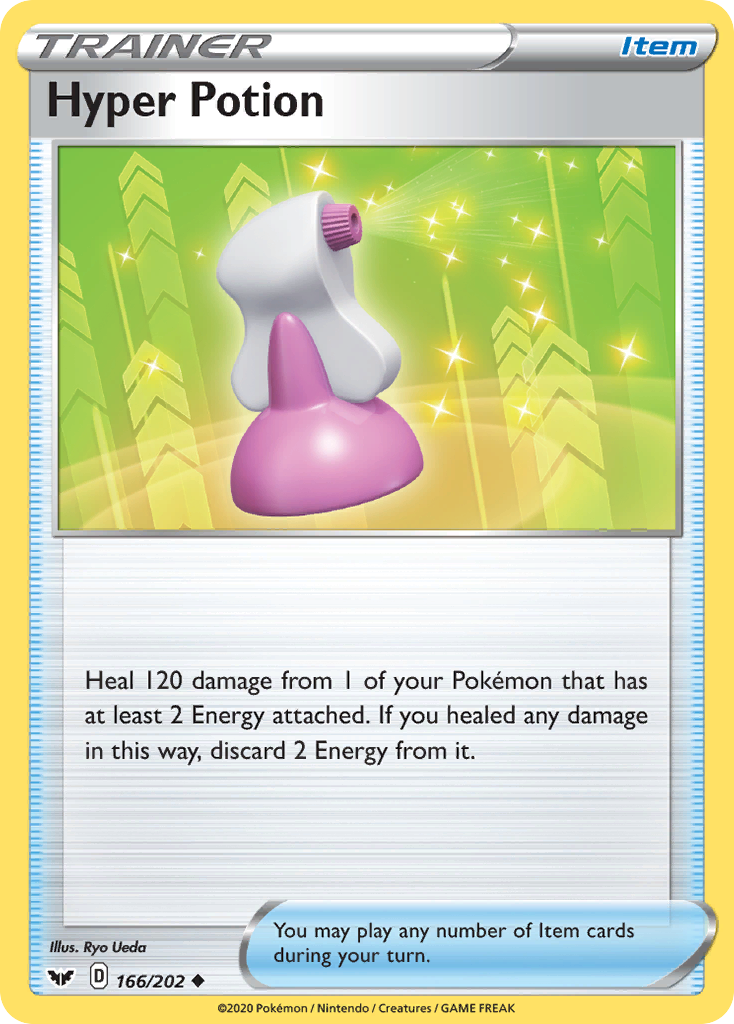 Hyper Potion (166/202) [Sword & Shield: Base Set] | Infinity Cards & Collectibles