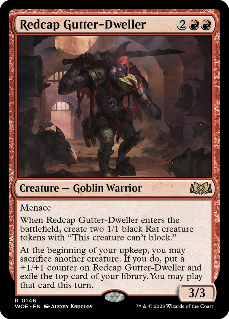 Redcap Gutter-Dweller [Wilds of Eldraine] | Infinity Cards & Collectibles