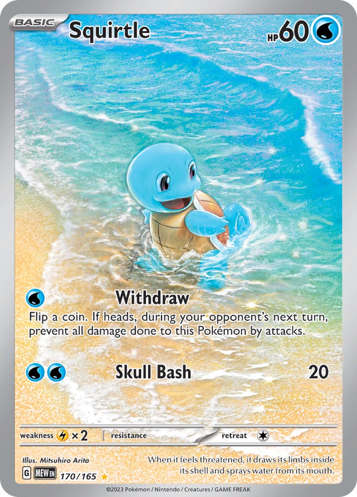 Squirtle (170/165) [Scarlet & Violet 151] | Infinity Cards & Collectibles