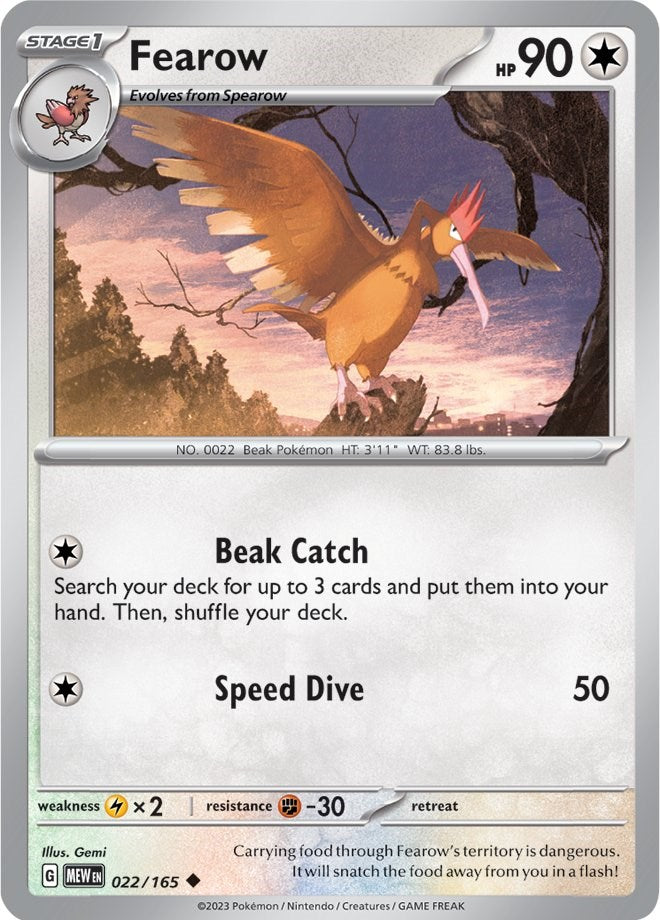 Fearow (022/165) [Scarlet & Violet 151] | Infinity Cards & Collectibles