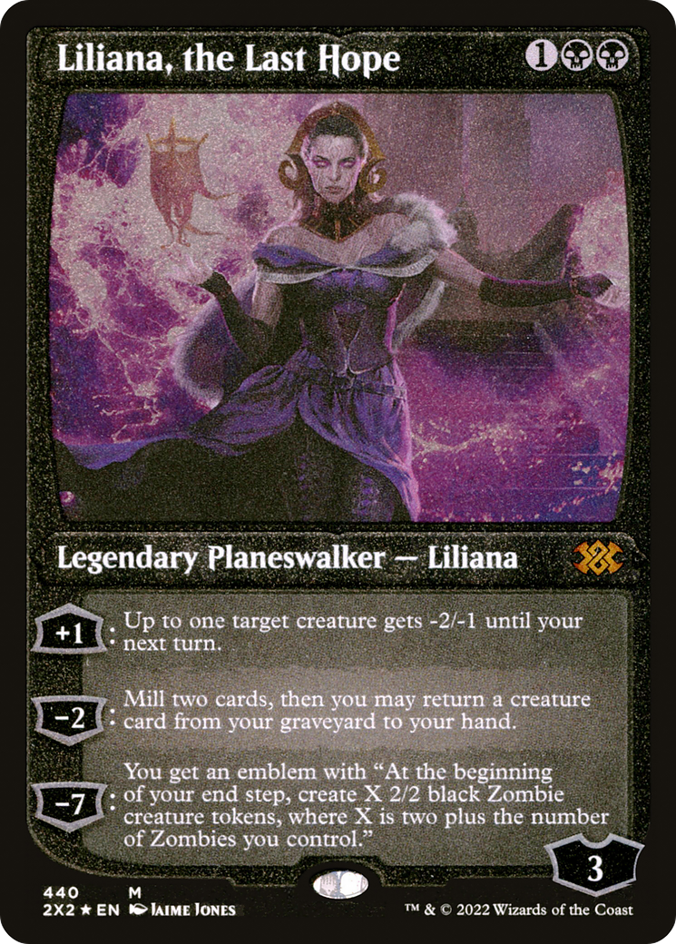 Liliana, the Last Hope (Foil Etched) [Double Masters 2022]