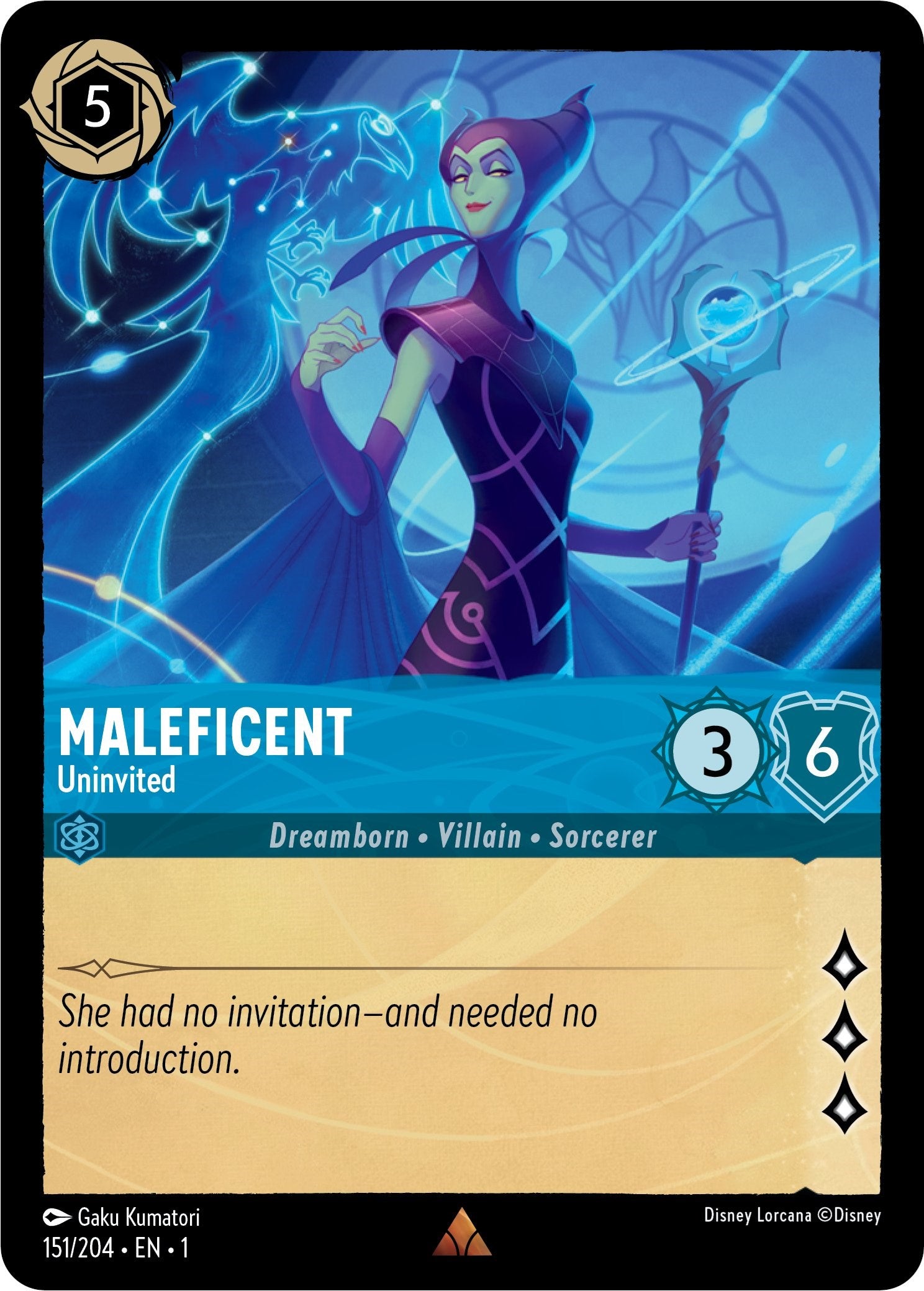 Maleficent - Uninvited (151/204) [The First Chapter] | Infinity Cards & Collectibles
