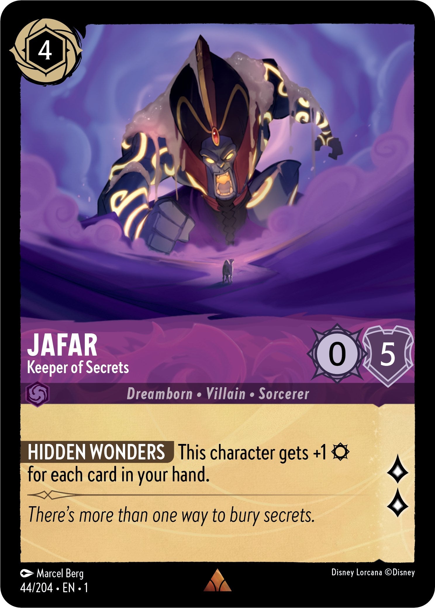 Jafar - Keeper of Secrets (44/204) [The First Chapter] | Infinity Cards & Collectibles