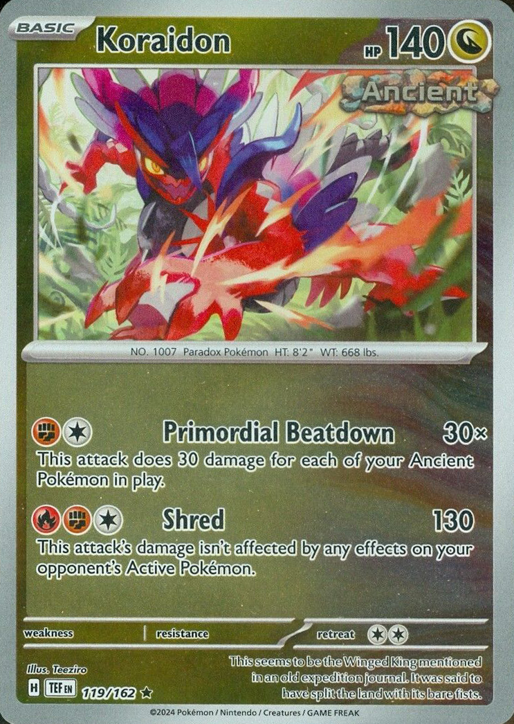 Koraidon (119/162) [Scarlet & Violet: Temporal Forces] | Infinity Cards & Collectibles