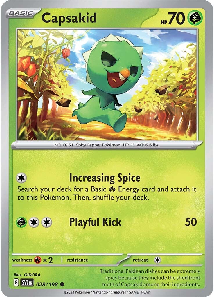 Capsakid (028/198) [Scarlet & Violet: Base Set] | Infinity Cards & Collectibles