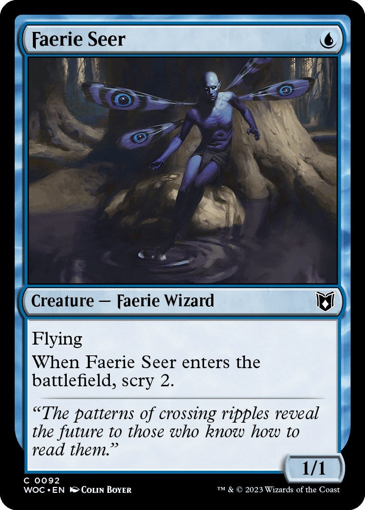 Faerie Seer [Wilds of Eldraine Commander] | Infinity Cards & Collectibles