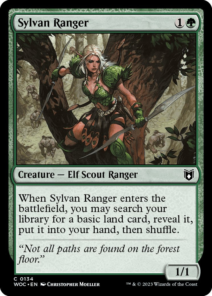 Sylvan Ranger [Wilds of Eldraine Commander] | Infinity Cards & Collectibles