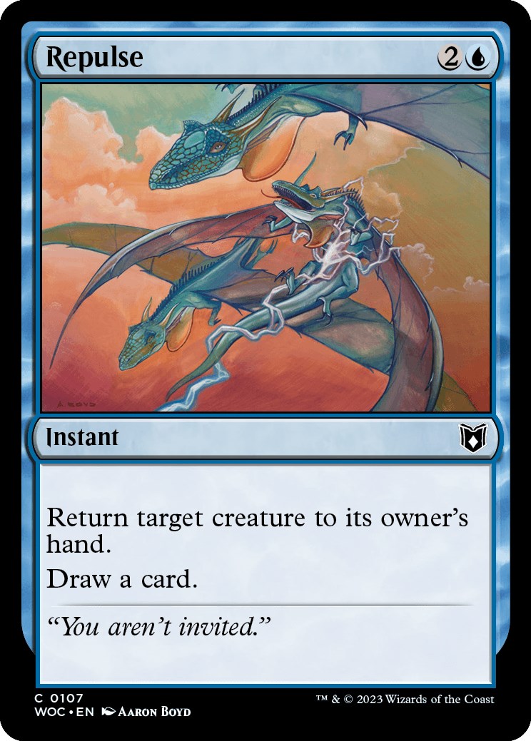 Repulse [Wilds of Eldraine Commander] | Infinity Cards & Collectibles