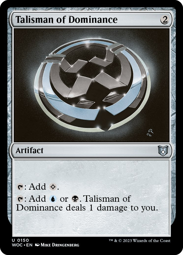 Talisman of Dominance [Wilds of Eldraine Commander] | Infinity Cards & Collectibles