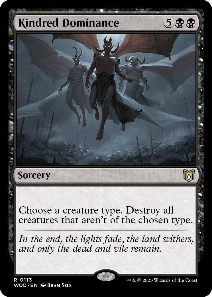 Kindred Dominance [Wilds of Eldraine Commander] | Infinity Cards & Collectibles