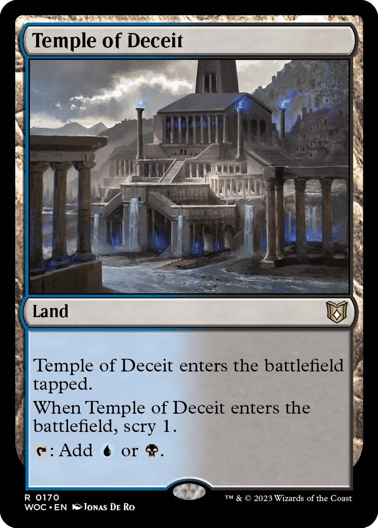 Temple of Deceit [Wilds of Eldraine Commander] | Infinity Cards & Collectibles