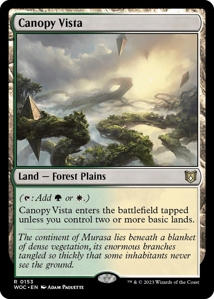 Canopy Vista [Wilds of Eldraine Commander] | Infinity Cards & Collectibles