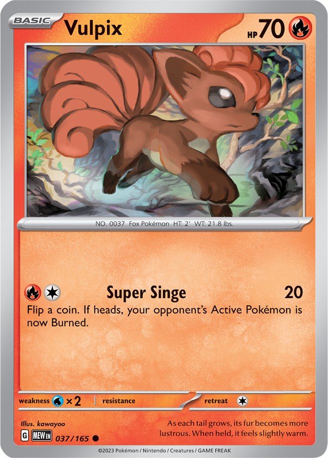 Vulpix (037/165) [Scarlet & Violet 151] | Infinity Cards & Collectibles