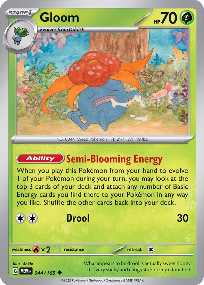 Gloom (044/165) [Scarlet & Violet 151] | Infinity Cards & Collectibles