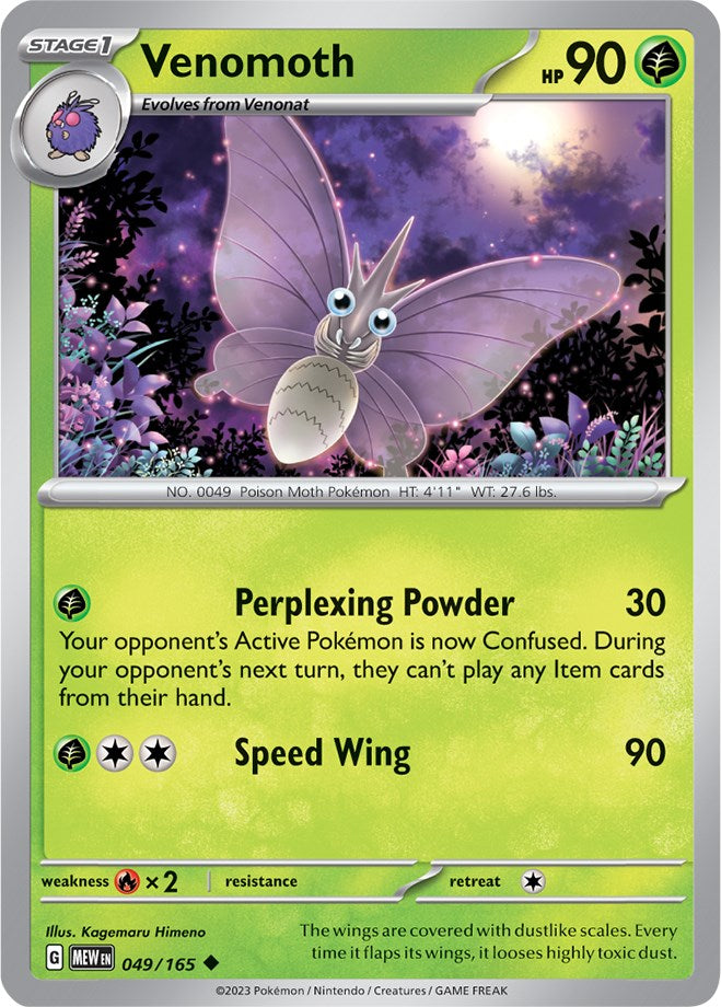 Venomoth (049/165) [Scarlet & Violet 151] | Infinity Cards & Collectibles