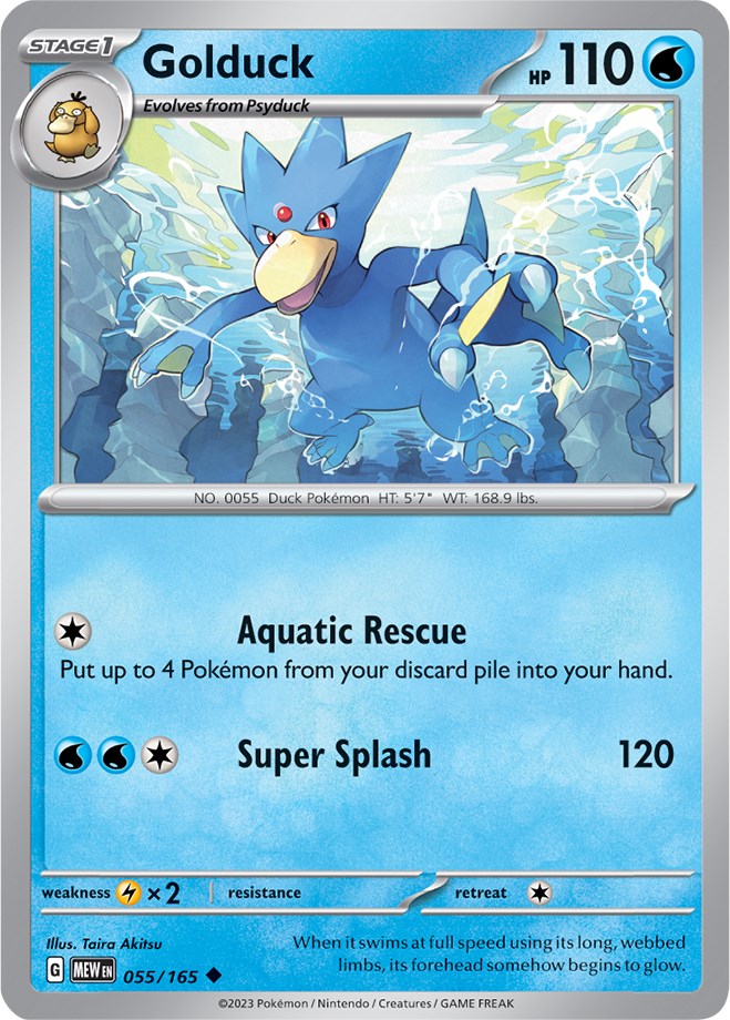 Golduck (055/165) [Scarlet & Violet 151] | Infinity Cards & Collectibles