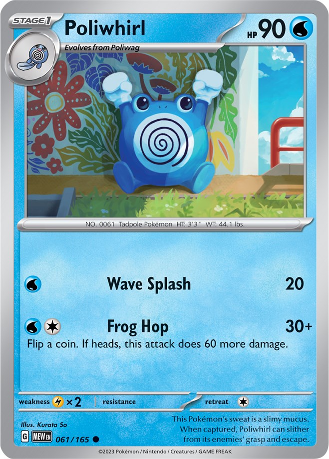 Poliwhirl (061/165) [Scarlet & Violet 151] | Infinity Cards & Collectibles
