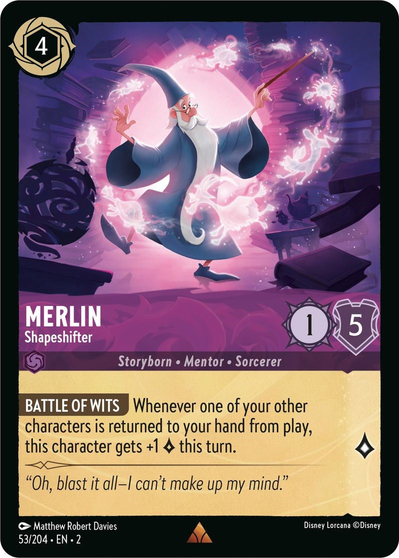 Merlin - Shapeshifter (53/204) [Rise of the Floodborn] | Infinity Cards & Collectibles