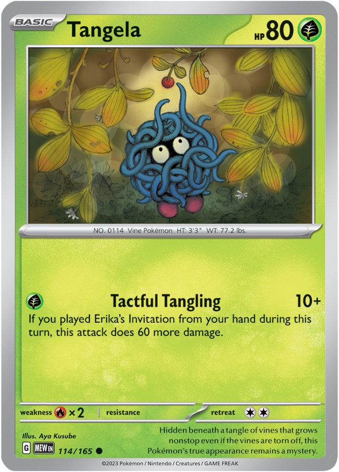 Tangela (114/165) [Scarlet & Violet 151] | Infinity Cards & Collectibles