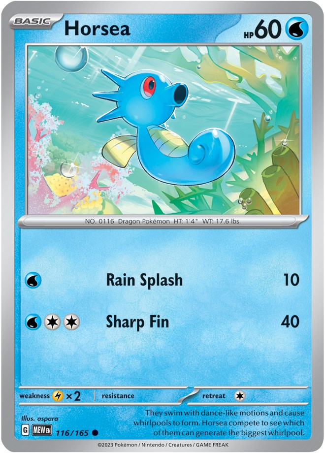 Horsea (116/165) [Scarlet & Violet 151] | Infinity Cards & Collectibles
