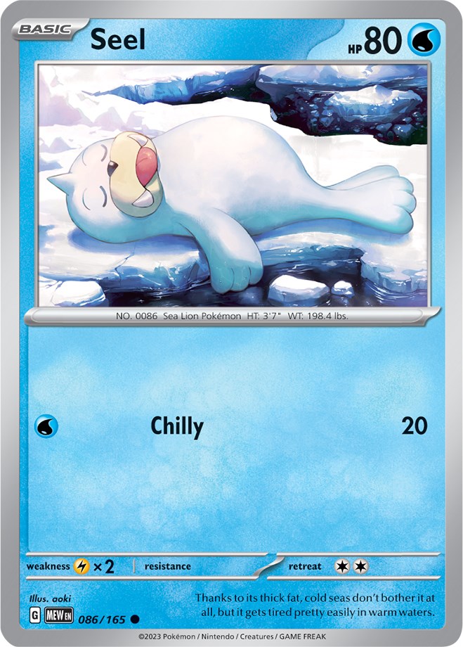 Seel (086/165) [Scarlet & Violet 151] | Infinity Cards & Collectibles