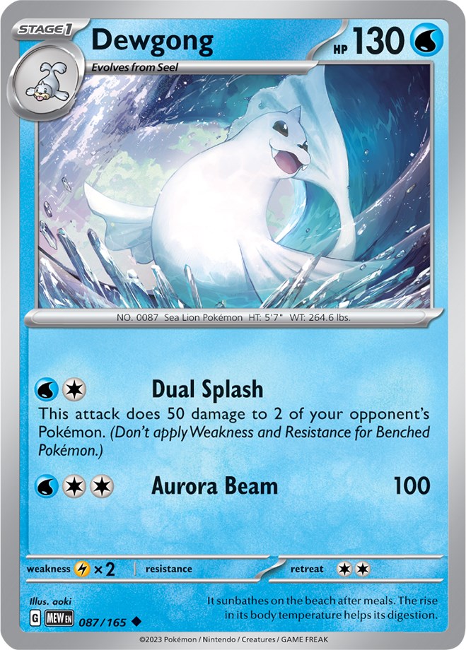 Dewgong (087/165) [Scarlet & Violet 151] | Infinity Cards & Collectibles