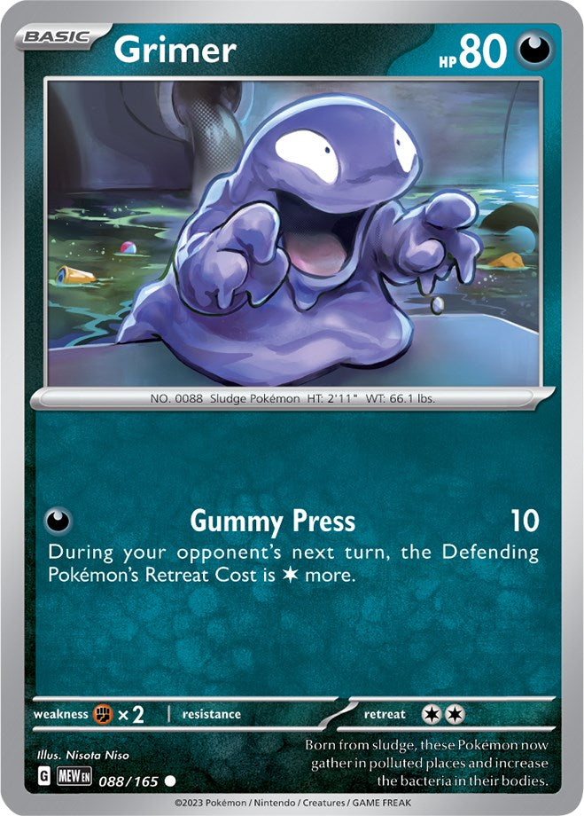Grimer (088/165) [Scarlet & Violet 151] | Infinity Cards & Collectibles
