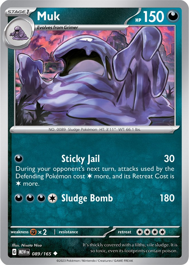 Muk (089/165) [Scarlet & Violet 151] | Infinity Cards & Collectibles