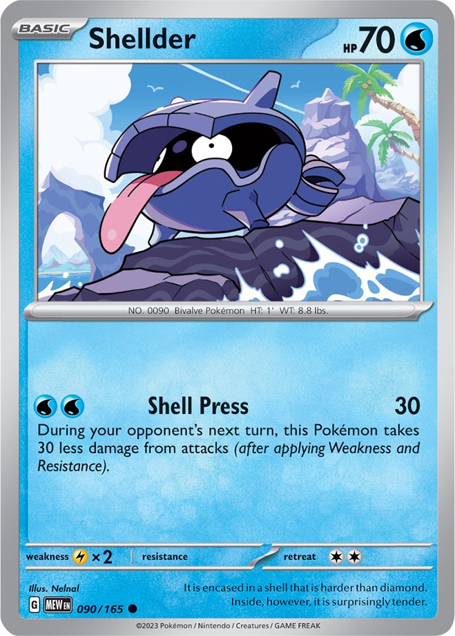 Shellder (090/165) [Scarlet & Violet 151] | Infinity Cards & Collectibles