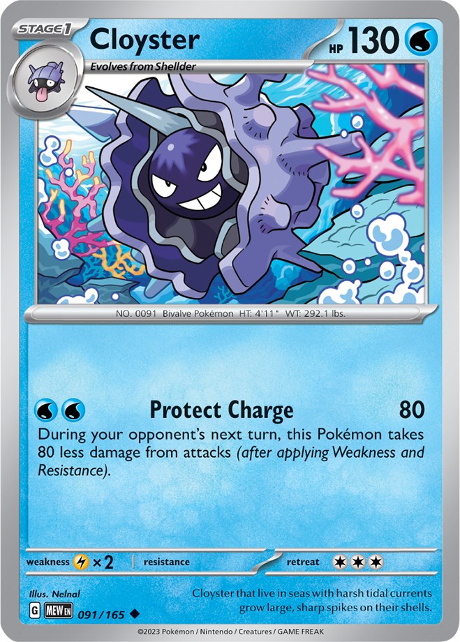 Cloyster (091/165) [Scarlet & Violet 151] | Infinity Cards & Collectibles