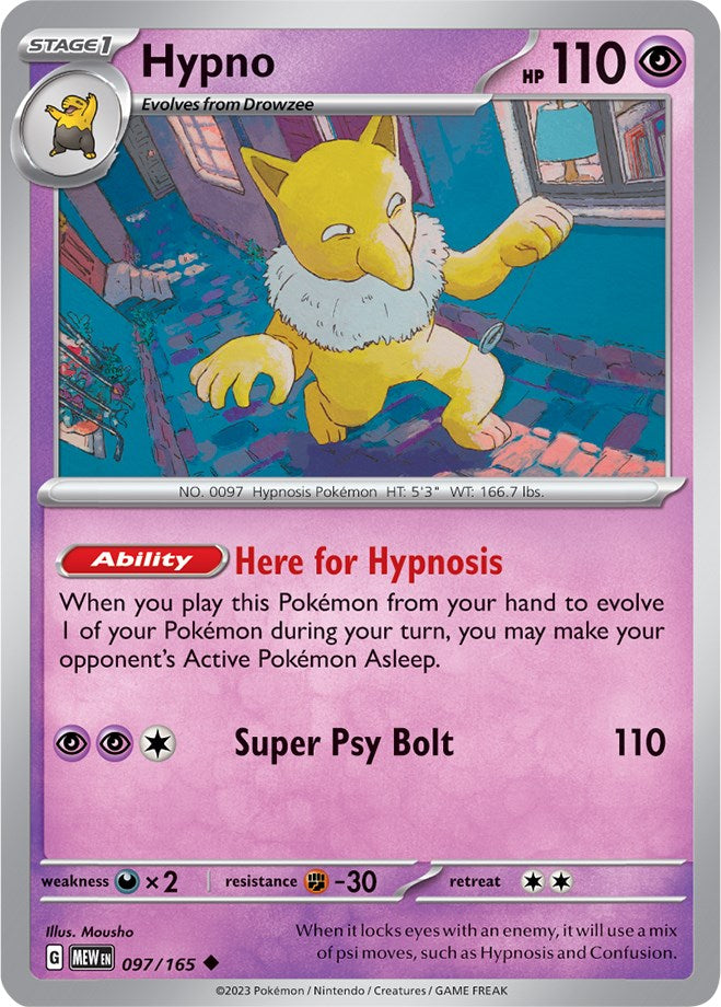 Hypno (097/165) [Scarlet & Violet 151] | Infinity Cards & Collectibles