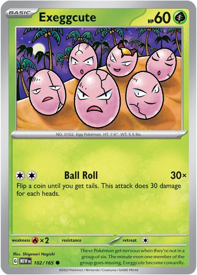 Exeggcute (102/165) [Scarlet & Violet 151] | Infinity Cards & Collectibles