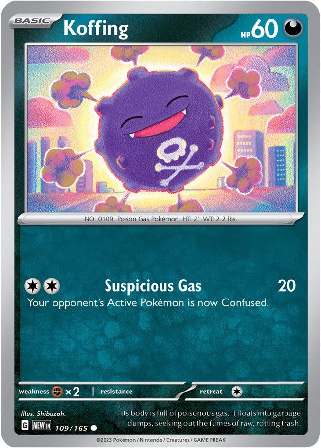Koffing (109/165) [Scarlet & Violet 151] | Infinity Cards & Collectibles