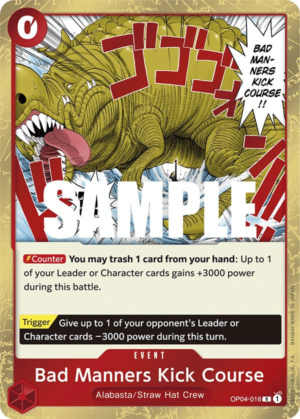 Bad Manners Kick Course [Kingdoms of Intrigue] | Infinity Cards & Collectibles