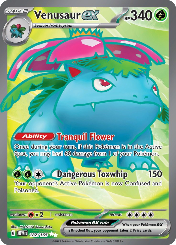 Venusaur ex (182/165) [Scarlet & Violet 151] | Infinity Cards & Collectibles