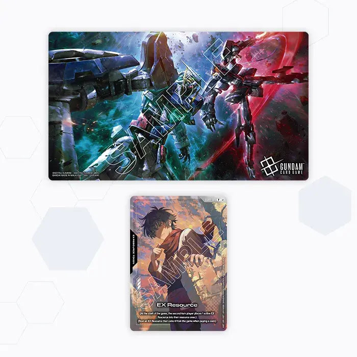 Gundam - Playmat/Card Case Set Mobile Suit Gundam 00