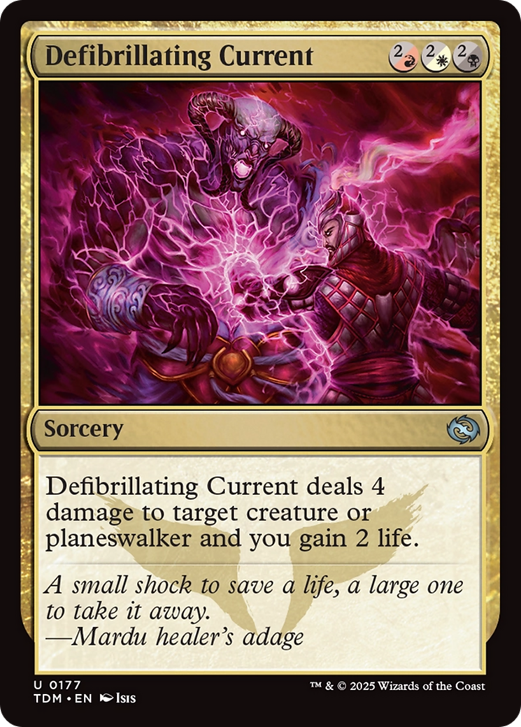 Defibrillating Current [Tarkir: Dragonstorm] | Infinity Cards & Collectibles