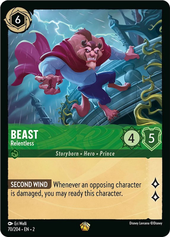 Beast - Relentless (70/204) [Rise of the Floodborn] | Infinity Cards & Collectibles