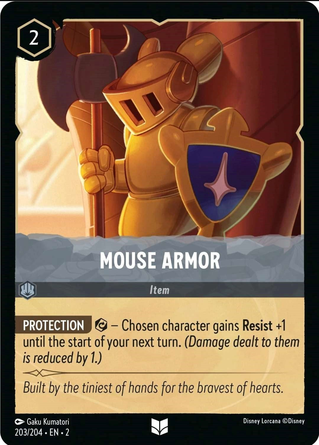 Mouse Armor (203/204) [Rise of the Floodborn] | Infinity Cards & Collectibles