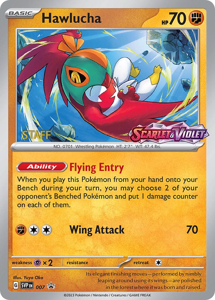 Hawlucha (007) [Staff] [Scarlet & Violet 151] | Infinity Cards & Collectibles