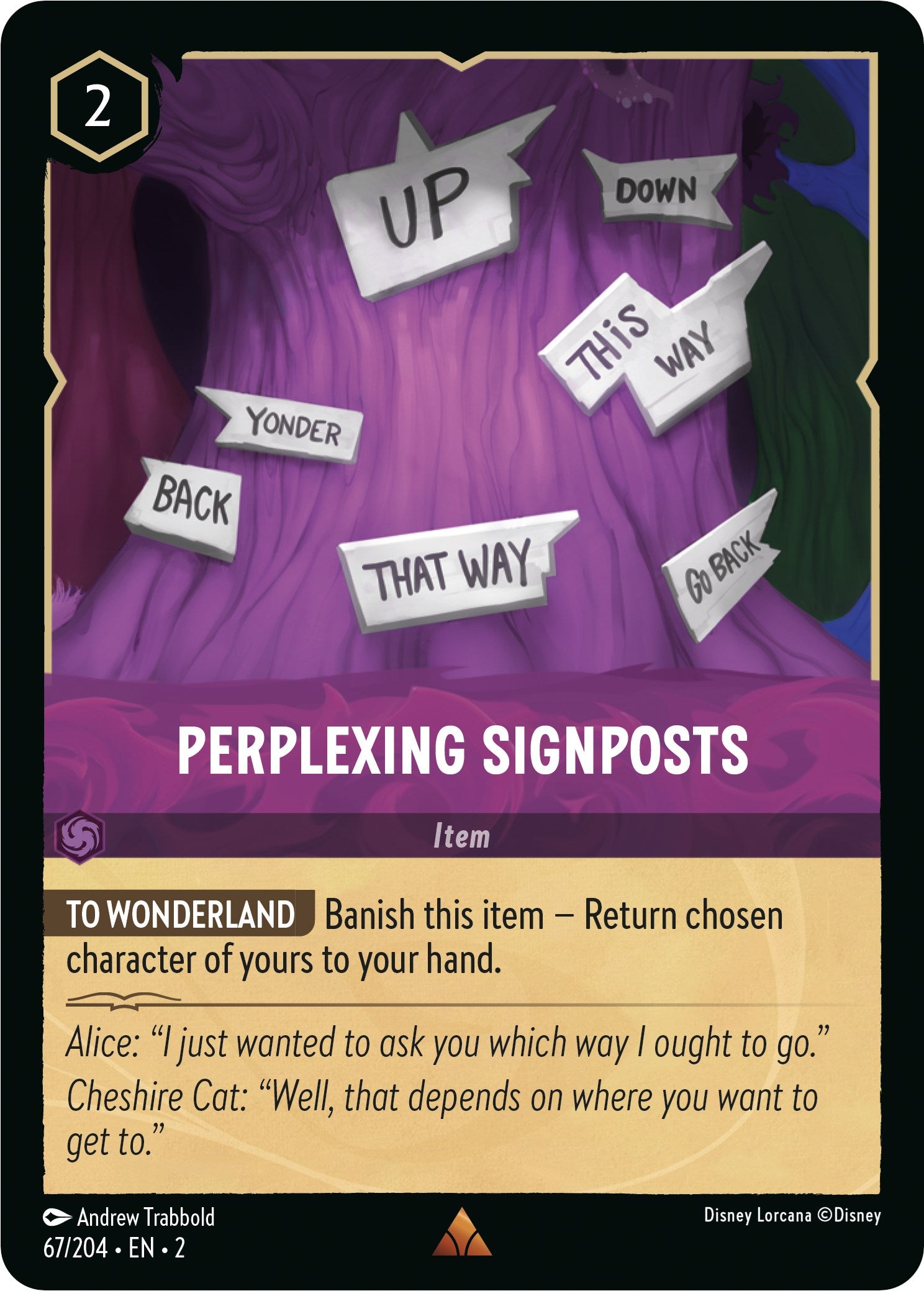 Perplexing Signposts (67/204) [Rise of the Floodborn] | Infinity Cards & Collectibles