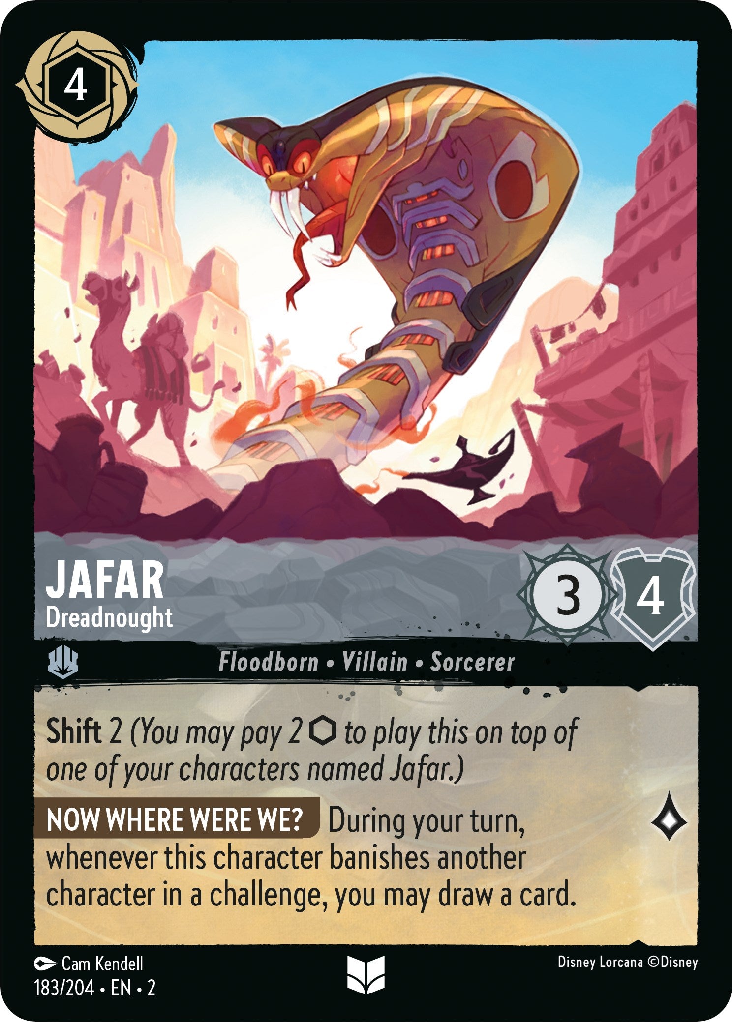 Jafar - Dreadnought (183/204) [Rise of the Floodborn] | Infinity Cards & Collectibles