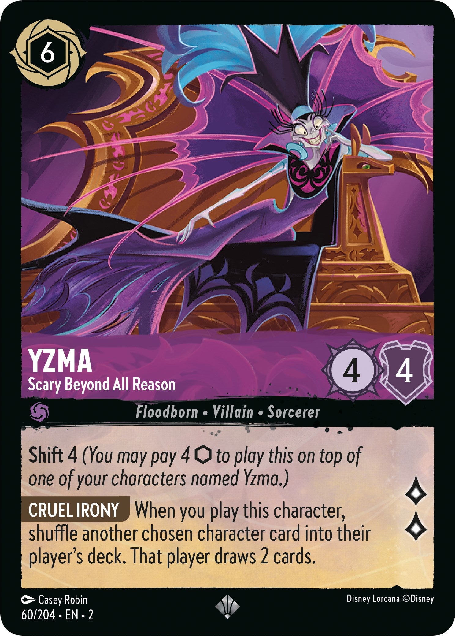 Yzma - Scary Beyond All Reason (60/204) [Rise of the Floodborn] | Infinity Cards & Collectibles