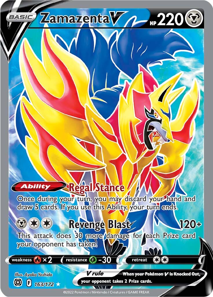 Zamazenta V (163/172) [Sword & Shield: Brilliant Stars] | Infinity Cards & Collectibles