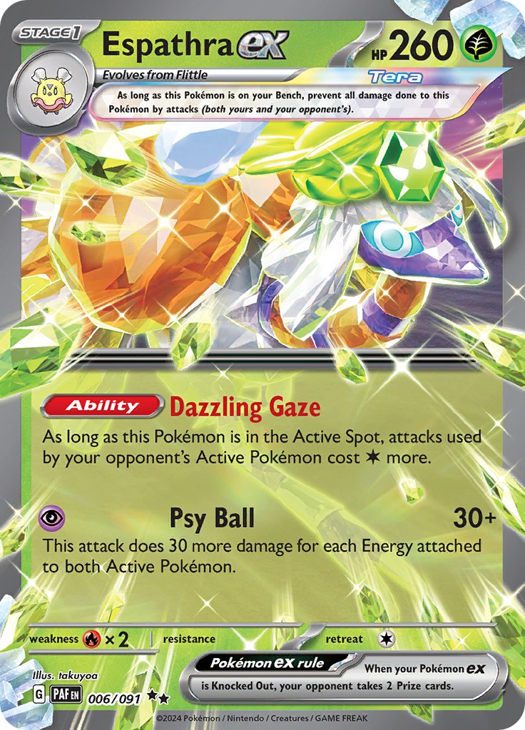 Espathra ex (006/091) [Scarlet & Violet: Paldean Fates] | Infinity Cards & Collectibles