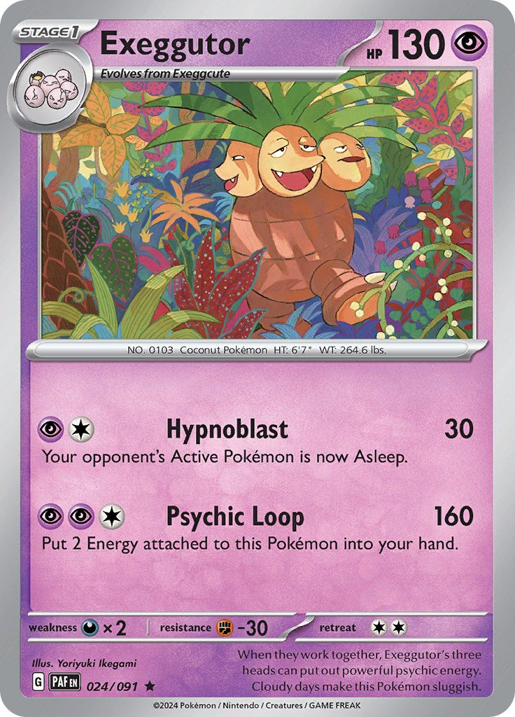 Exeggutor (024/091) [Scarlet & Violet: Paldean Fates] | Infinity Cards & Collectibles