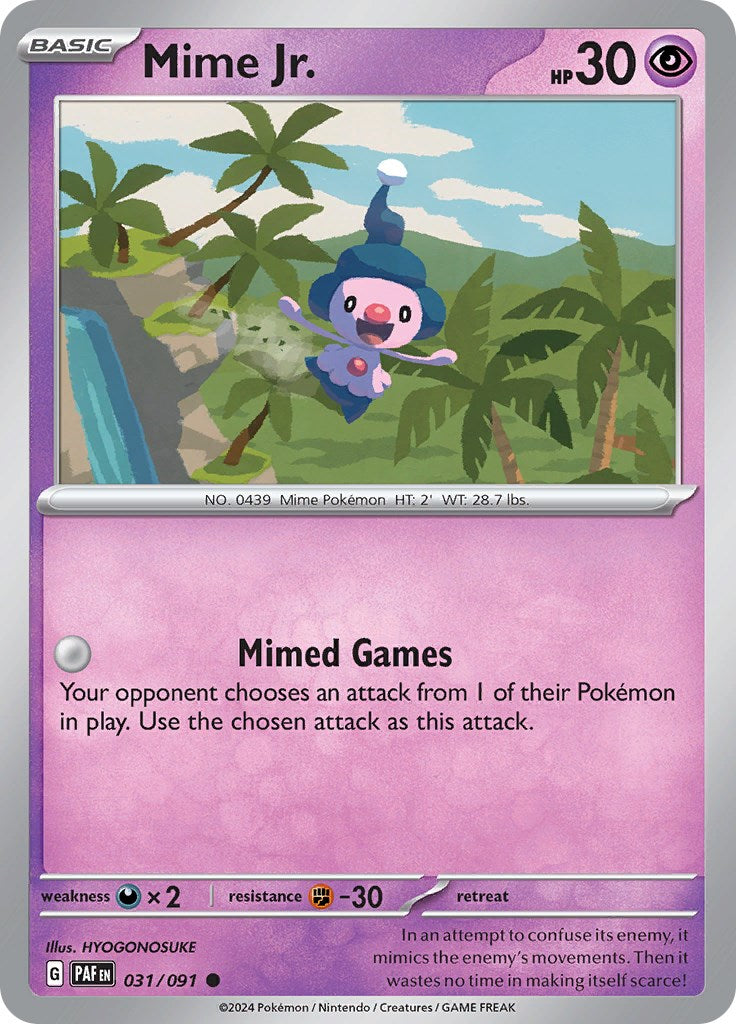 Mime Jr. (031/091) [Scarlet & Violet: Paldean Fates] | Infinity Cards & Collectibles