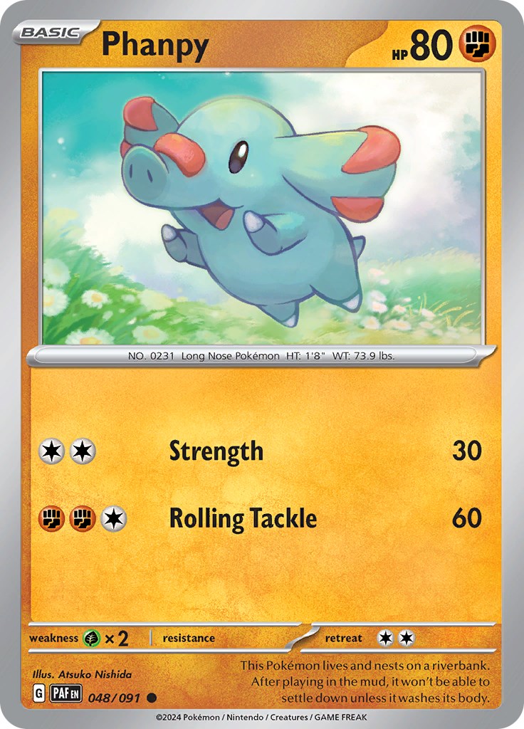 Phanpy (048/091) [Scarlet & Violet: Paldean Fates] | Infinity Cards & Collectibles